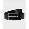 BOSS Hommes Erman-L Sz35 Ceinture en cuir italien avec boucle à logo gravé