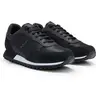 BOSS Hommes Parkour-L Runn Baskets Style Chaussures de Course avec Finitions en Similicuir