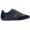 BOSS Hommes Saturn Lowp Baskets en mélange de matières avec Similicuir et Cuir suédé