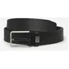 BOSS Hommes Elio Sz35 Ceinture en cuir italien avec passant logoté