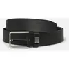 BOSS Hommes Elio Sz35 Ceinture en cuir italien avec passant logoté