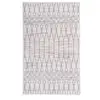 Non communiqué Tapis Tissé Imprimé à Poils Plats Maya III Gris 120 x 180 cm