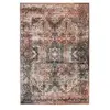 Non communiqué Tapis Tissé Vintage à Poils Plats Saphira Beige 200 x 290 cm