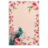 Tapis Imprimé Fleuri à Poils Courts Blossom Crème 80 x 150 cm