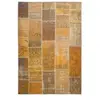 Non communiqué Tapis Tissé Imprimé Patchwork Fayo Or 150 x 230 cm