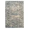Paris Prix Tapis tissé à poils courts "puerto" bleu & beige 80 x 150 cm