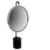 Miroir à Poser Rond Eleganca 75cm Noir & Argent