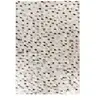 Non communiqué Tapis Fait Main en Cuir Lavin V Argent & Multicolore 80 x 150 cm