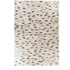 Non communiqué Tapis Fait Main en Cuir Lavin VII Noir & Multicolore 120 x 170 cm