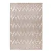 Non communiqué Tapis Tissé Ethnique à Poils Courts Sarai Beige 120 x 170 cm