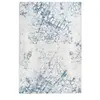 Paris Prix Tapis Effet Délavé à Poils Courts Galaxy VII Bleu 80 x 150 cm