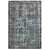 Paris Prix Tapis Imprimé Oriental à Poils Courts Ariya Bleu 160 x 230 cm