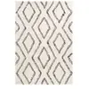 Paris Prix Tapis Imprimé Losange Orlando Ivoire 80 x 150 cm