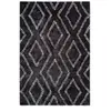 Paris Prix Tapis Imprimé Losange Orlando Anthracite 80 x 150 cm