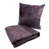 Coussin & Couverture "picco" 130x170cm Gris - Paris Prix