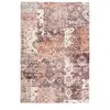 Tapis Vintage à Poils Courts Indiana IV Terracotta 160 x 230 cm