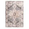 Paris Prix Tapis Vintage à Poils Courts Indiana I Gris & Marron 120 x 170 cm