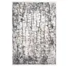 Paris Prix Tapis Vintage à Franges Akropolis I Gris & Bleu 120 x 180 cm