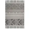 One Couture Tapis d'Extérieur Ethnique Yoga Taupe & Crème 120 x 170 cm