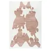 Paris Prix Tapis Imitation Fourrure Rabbit Taupe & Blanc 160 x 230 cm