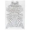 Paris Prix Tapis Imprimé Animal Rabbit Gris & Blanc 120 x 160 cm