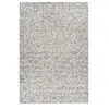 Tapis en Cuir Fait Main Finish Gris & Argent 120 x 170 cm
