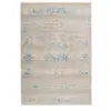 Paris Prix Tapis Vintage à Franges Baroque III Gris & Turquoise 160 x 230 cm