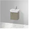 Duravit White Tulip Meuble sous-vasque, 1 porte, WT4250RH2H2,