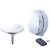Duravit Universal Set de finition pour garniture de vidage et de trop-...