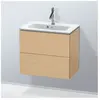 Duravit L-Cube Meuble sous-vasque, 2 tiroirs, LC625603030,