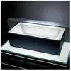KALDEWEI ASYMMETRIC DUO Baignoire rectangulaire encastrée, 27440001100...