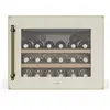 Klarstein cave à vin de service 28 bouteilles tactile protection uv led silencieuse 2 étagères beige