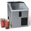 Klarstein - Machine à Glaçons - Acier Inoxydable, 15kg/24h, Glaçons & ...
