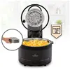 Klarstein Friteuse à air chaud - Vendure - avec fonction vapeur - 1250 W - 5 L - 6 programmes - Noir