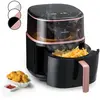 Friteuse à air chaud - Klarstein Air Bloom 1500W 7,5L 16 programmes - Noir