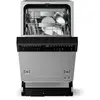 Klarstein Velaire Lave-vaisselle semi-encastré 45 cm minimaliste compa...