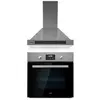 KLARSTEIN Kalahari Zelda ensemble four encastrable + hotte aspirante 68 l inox