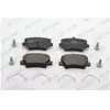 4 Plaquettes De Frein Ferodo Fdb5157