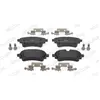 FERODO Plaquettes de frein X4 pour AUDI: S5, A6, Q5, SQ5, A4, S4, RS5, A5, RS4, A7, A8 (Ref: FDB5431)
