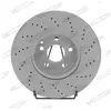 Disque de frein FERODO DDF2054C-1 avant, ventilé, perforé, 1 pièce