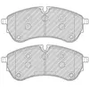 FERODO Plaquettes de frein X4 pour MAN: TGE & VOLKSWAGEN: Crafter (Ref: FVR5067)
