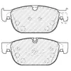 Kit de plaquettes de frein, frein à disque PREMIER ECO FRICTION FDB5117 Ferodo FDB5117