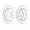 Jeu de 2 disques de frein FERODO DDF1815C - Réf. FERDDF1815C