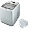 MEDION Machine à glaçons (taille des glaçons petite & grande, réservoir d'eau de 2,6 litres, du.