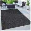 Paco Home Tapis Uni Moucheté Gris