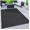 Paco-Home Tapis Extérieur Balcon Gris Uni