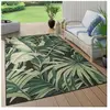 Paco Home Tapis Exterieur Terrasse Salon Cuisine Motif Boho Jungle Pal...