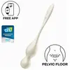 Boules de Kegel vibrantes Satisfyer Love Birds blanches