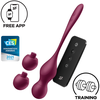 Satisfyer Love Birds Vary Boules Vibrantes Connect App Vin Rouge