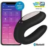 Satisfyer Double Joy Vibromasseur pour couples Noir/Or